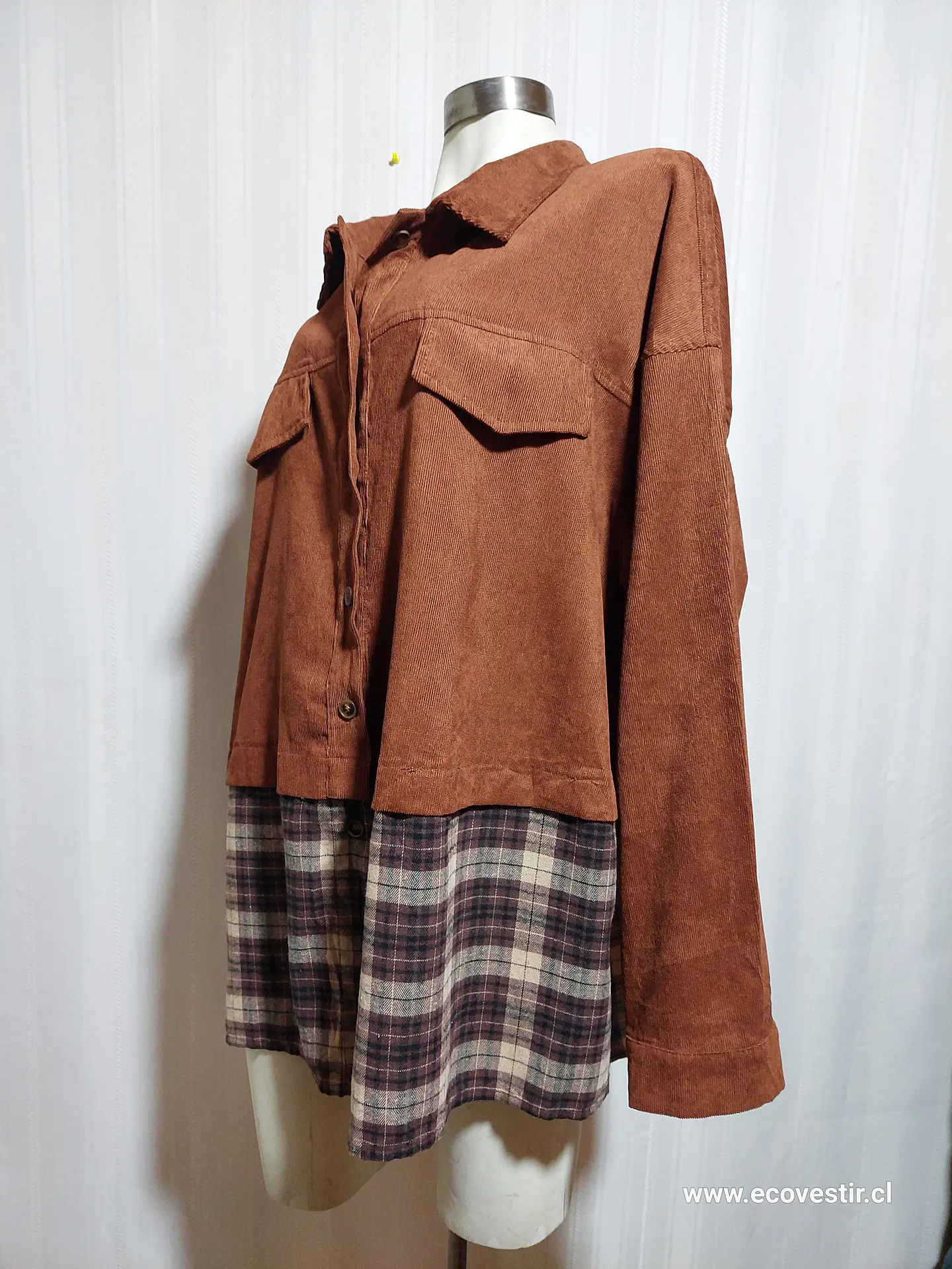 BLUSA CAFE SHEIN  TALLA 4XL 3