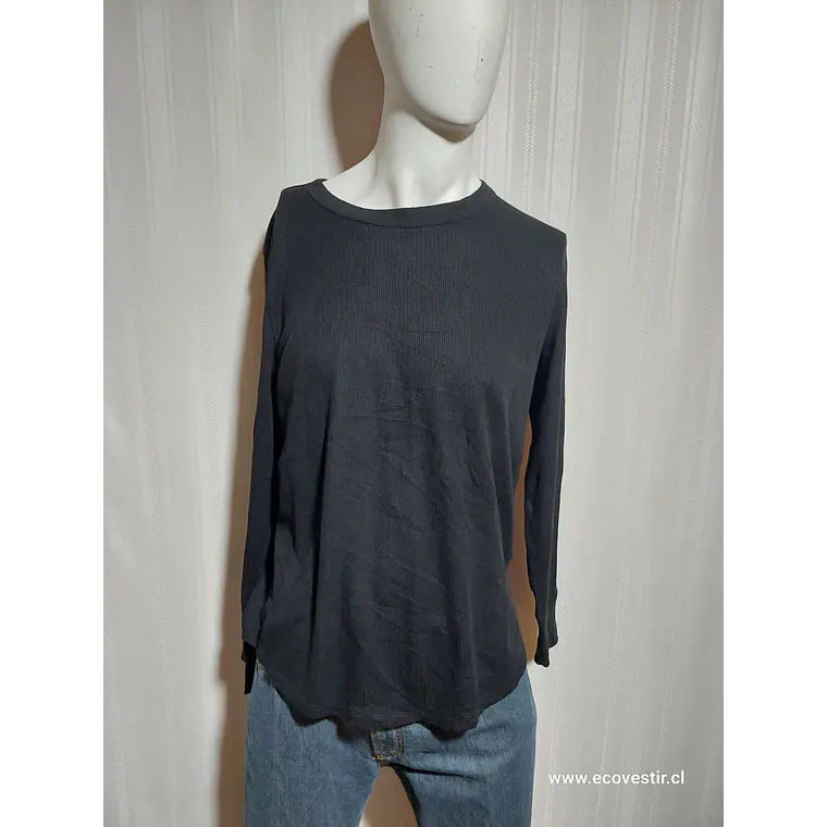 POLERA M/L NEGRO GAP TALLA XXL 1