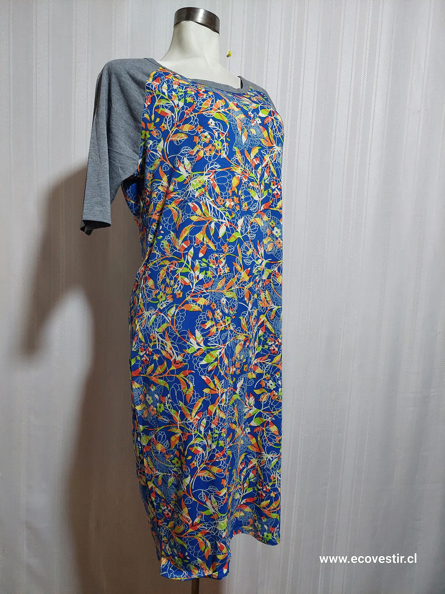 VESTIDO FLORAL MULTICOLOR LULAROE TALLA 2XL  2