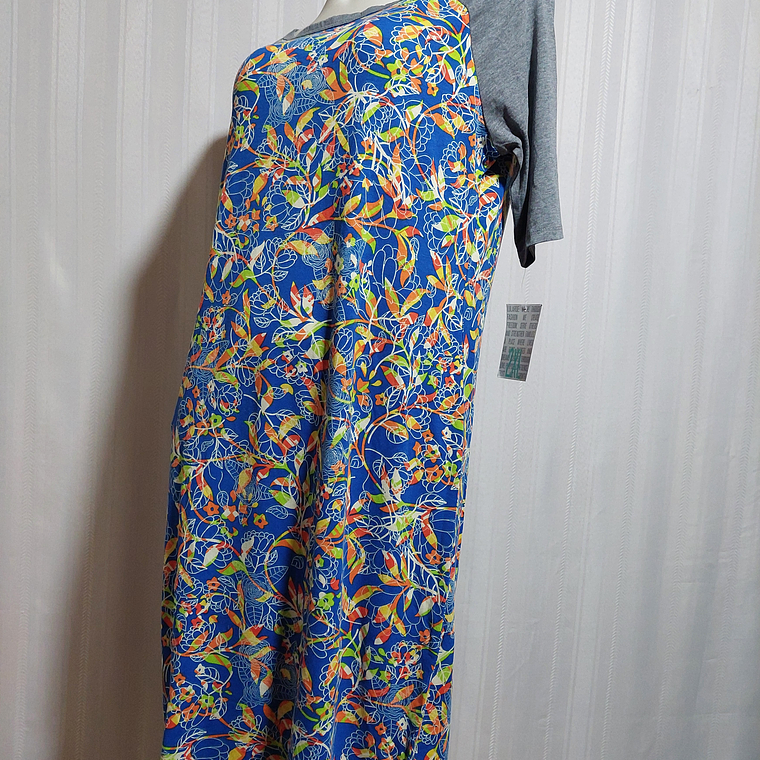 VESTIDO FLORAL MULTICOLOR LULAROE TALLA 2XL  3