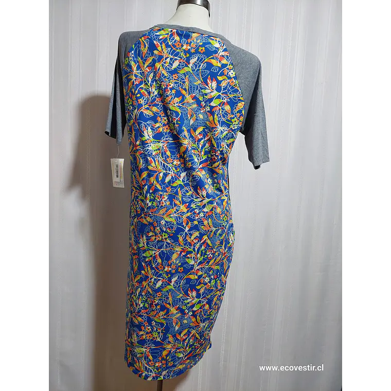 VESTIDO FLORAL MULTICOLOR LULAROE TALLA 2XL  4