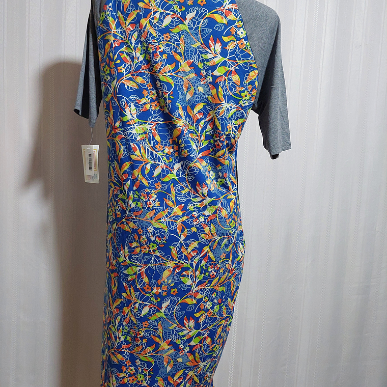 VESTIDO FLORAL MULTICOLOR LULAROE TALLA 2XL  4