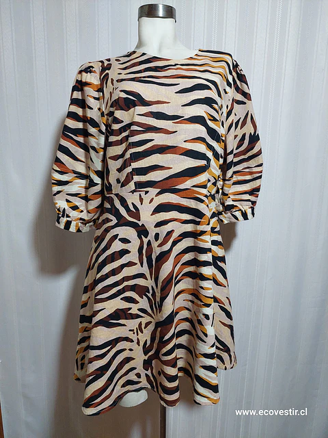 VESTIDO CASUAL LEOPARDO TALLA XL