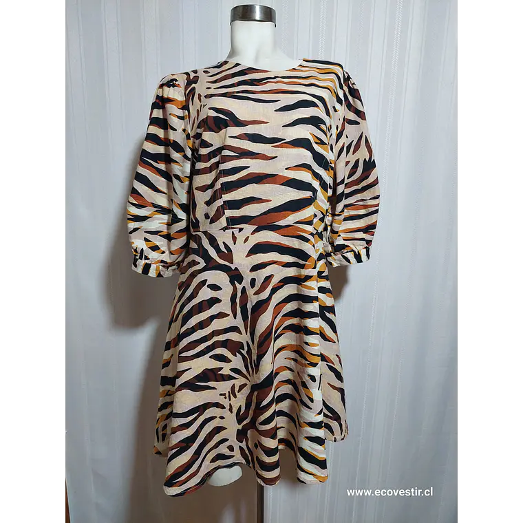 VESTIDO CASUAL LEOPARDO TALLA XL 1