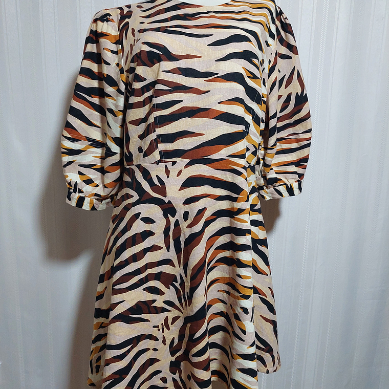 VESTIDO CASUAL LEOPARDO TALLA XL 1