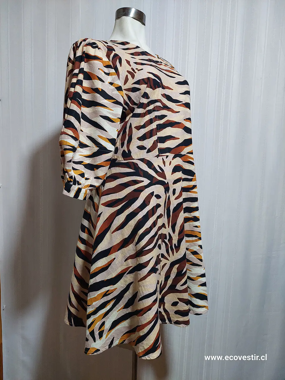 VESTIDO CASUAL LEOPARDO TALLA XL 2