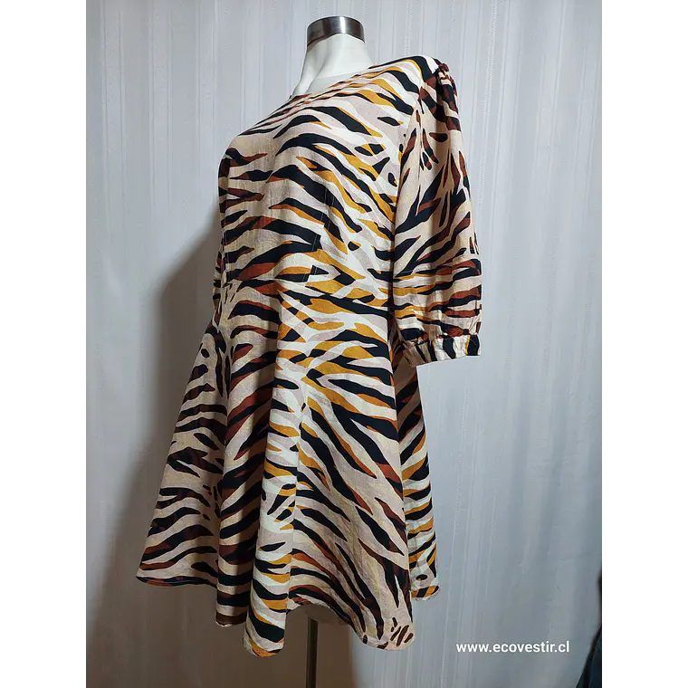 VESTIDO CASUAL LEOPARDO TALLA XL 3