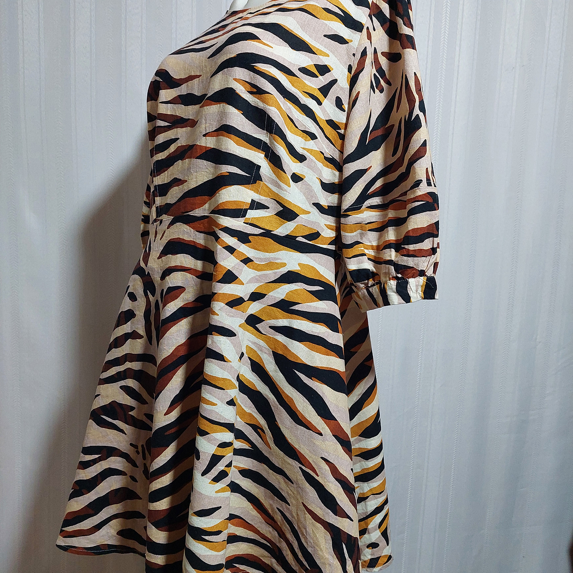 VESTIDO CASUAL LEOPARDO TALLA XL 3