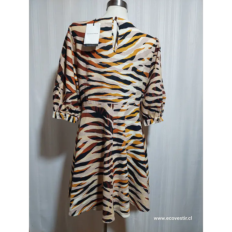 VESTIDO CASUAL LEOPARDO TALLA XL 4