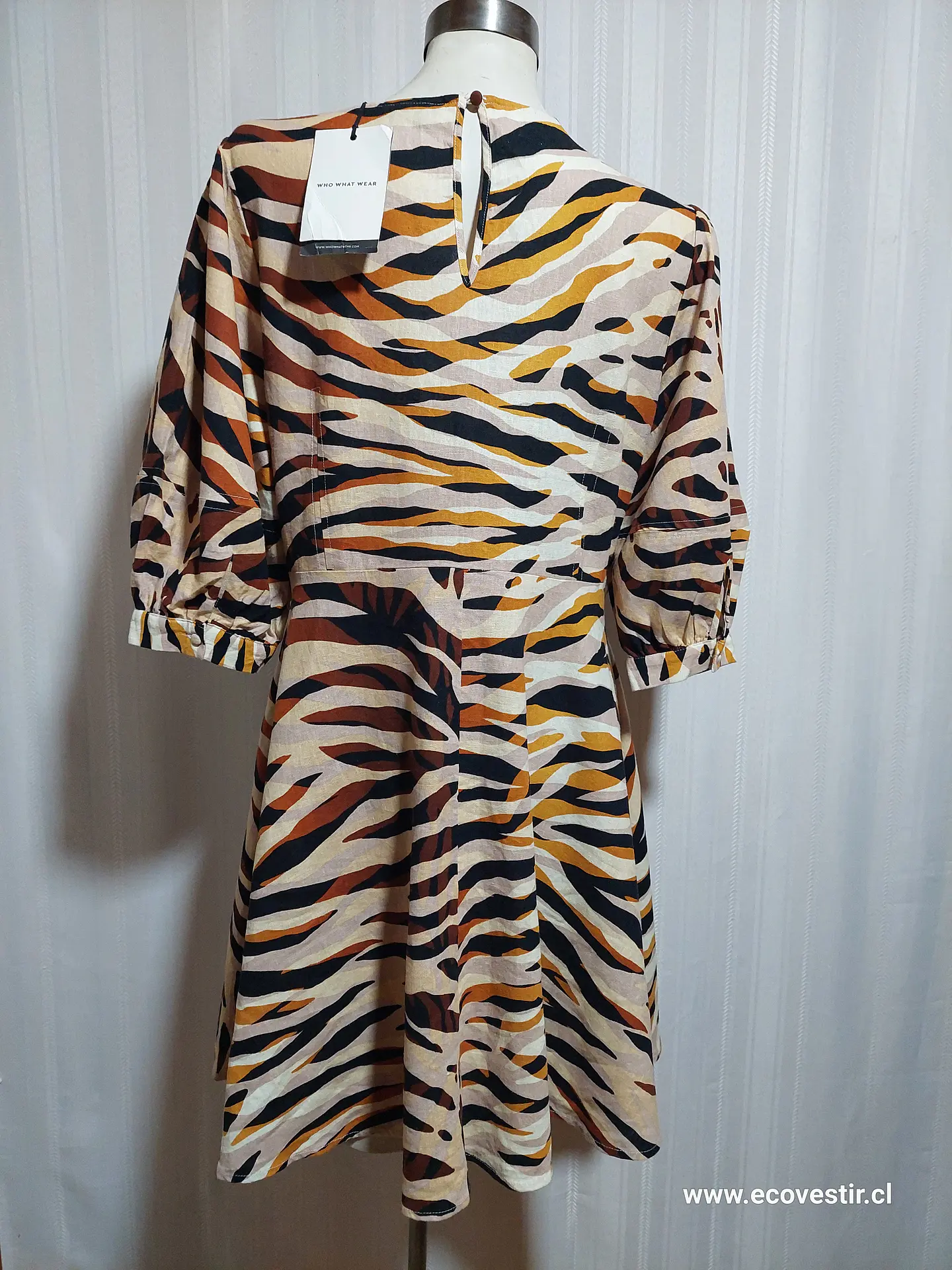 VESTIDO CASUAL LEOPARDO TALLA XL 4