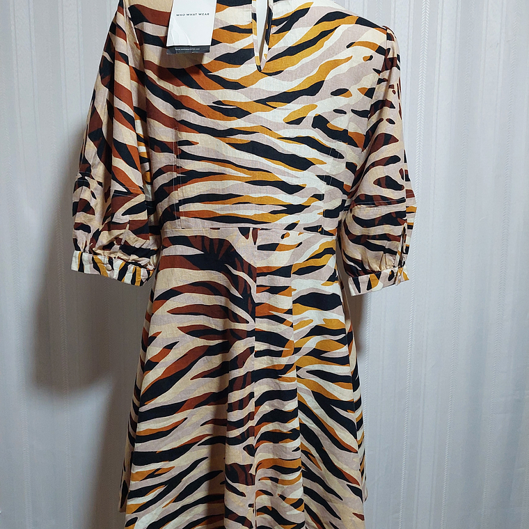 VESTIDO CASUAL LEOPARDO TALLA XL 4