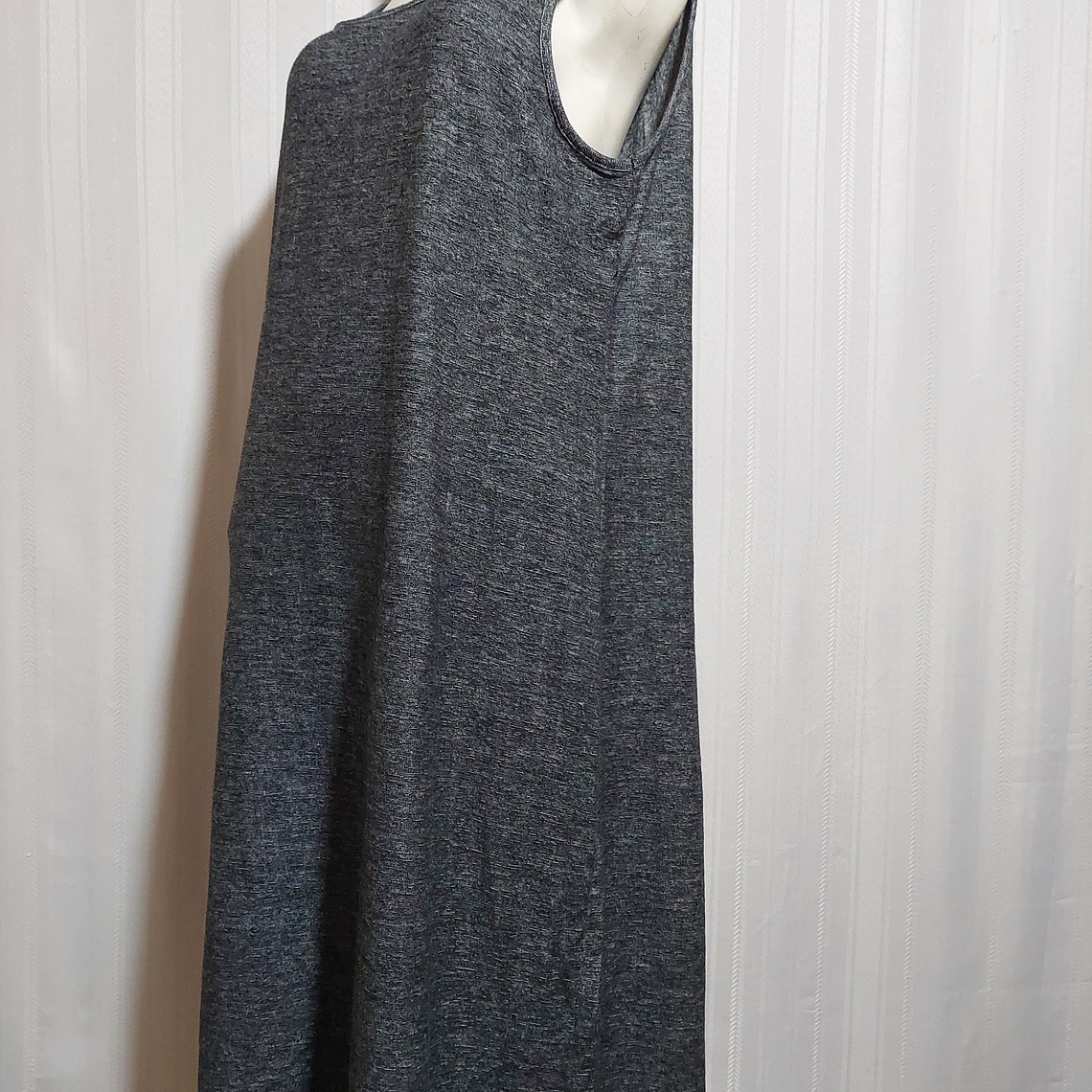 VESTIDO SIN MANGA GRIS MATTY M TALLA XL 3
