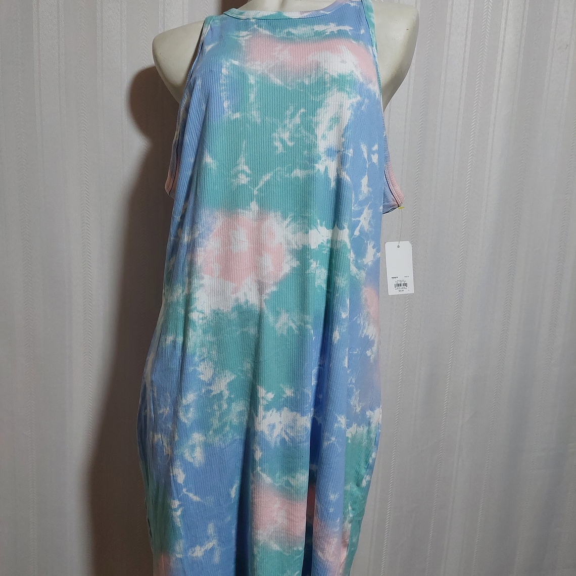 VESTIDO FLORAL MULTICOLOR  S0 KOHL'S  TALLA 2X  1