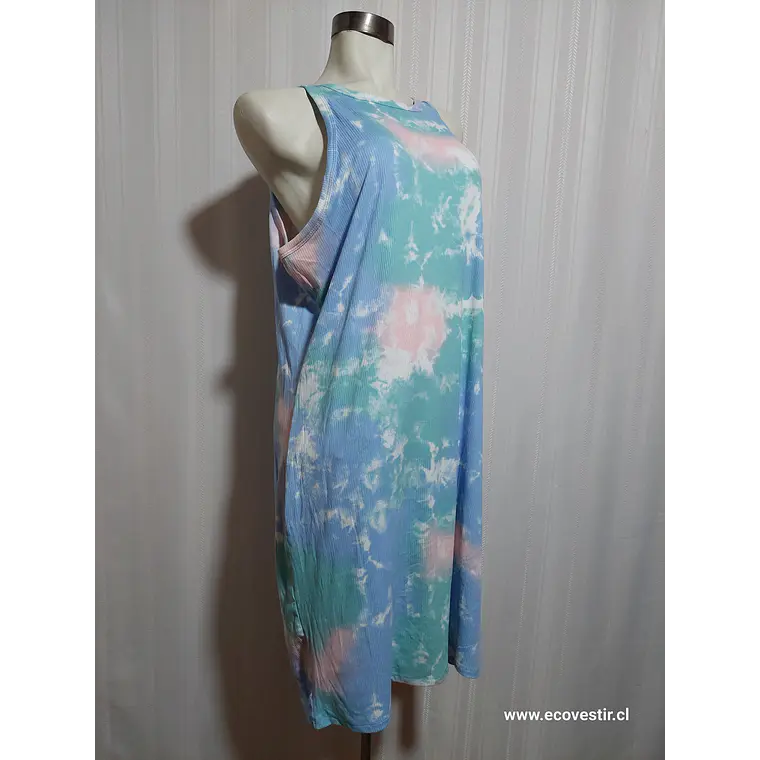 VESTIDO FLORAL MULTICOLOR  S0 KOHL'S  TALLA 2X  2