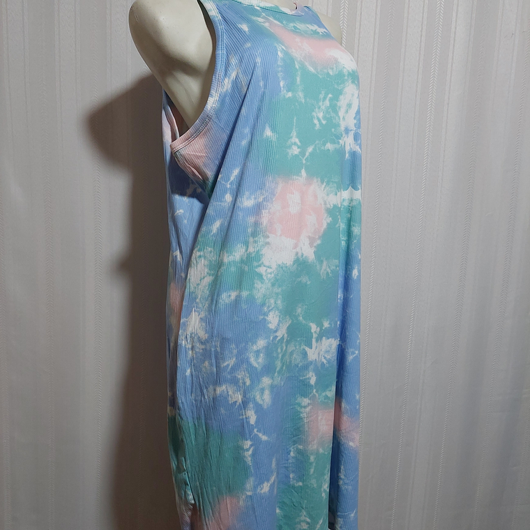 VESTIDO FLORAL MULTICOLOR  S0 KOHL'S  TALLA 2X  2