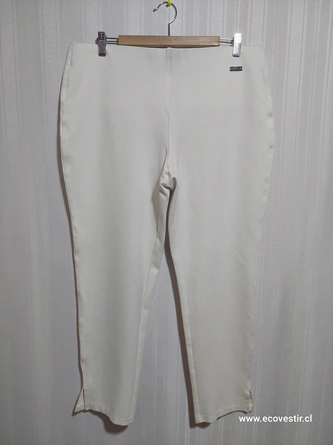 PANTALÓN BLANCO RAFAELLA TALLA XL