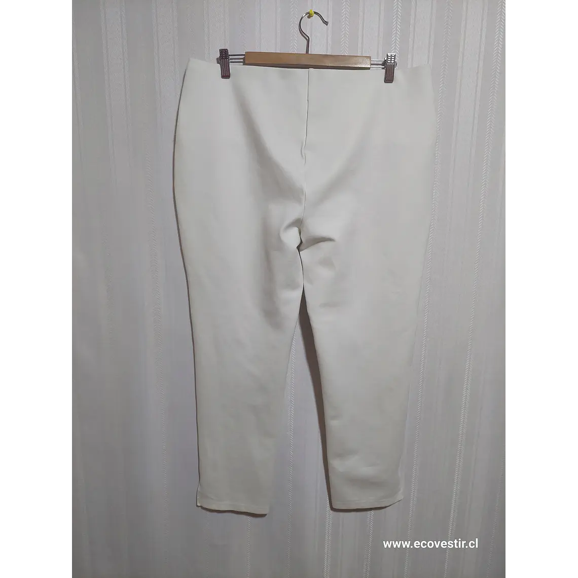 PANTALÓN BLANCO RAFAELLA TALLA XL 2