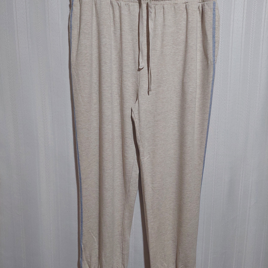 PANTALÓN BUZO BEIGE TIME AND TRU TALLA XL (16-18) 1