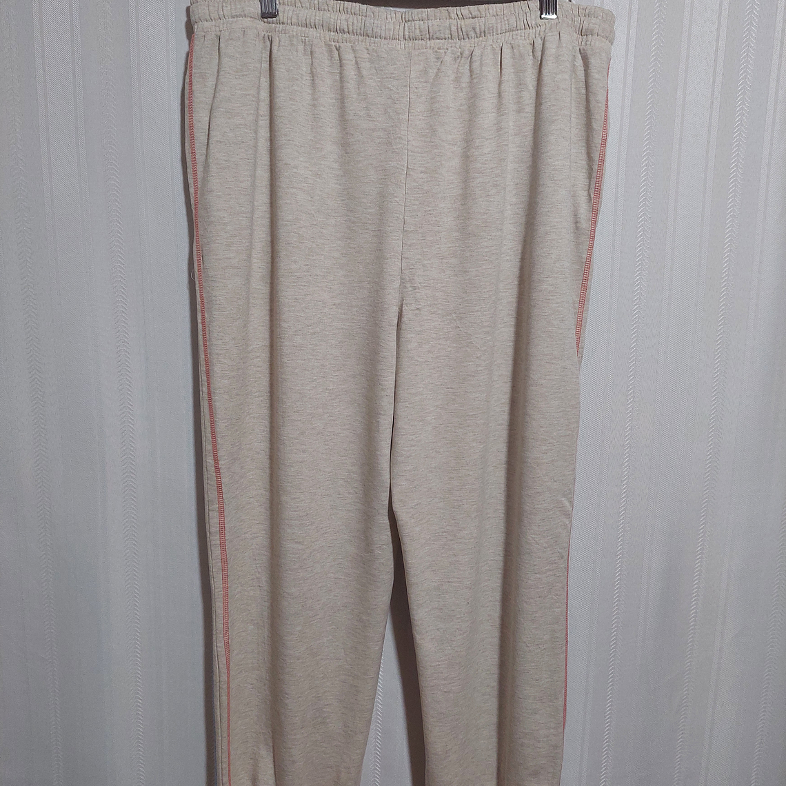 PANTALÓN BUZO BEIGE TIME AND TRU TALLA XL (16-18) 2