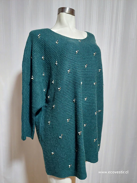 SWEATER VERDE LANE BRYANT TALLA 22/24