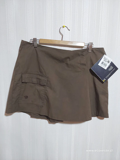 SHORT FALDA MOUNTAIN HARD WEAR CAFE TALLA  12