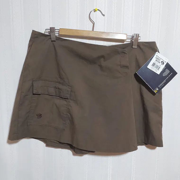 SHORT FALDA MOUNTAIN HARD WEAR CAFE TALLA  12 1