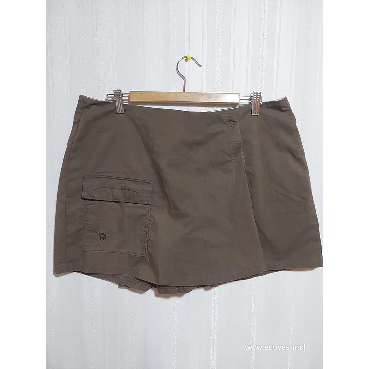 SHORT FALDA MOUNTAIN HARD WEAR CAFE TALLA  12 2
