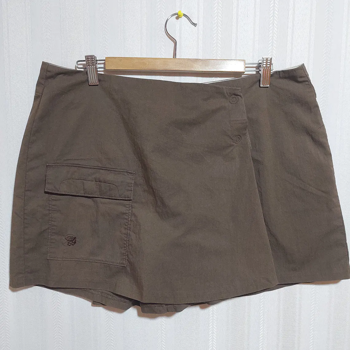 SHORT FALDA MOUNTAIN HARD WEAR CAFE TALLA  12 2