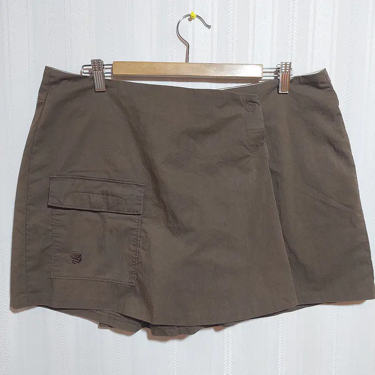SHORT FALDA MOUNTAIN HARD WEAR CAFE TALLA  12 2