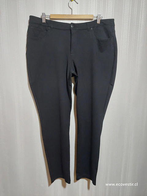 PANTALÓN NEGRO SIGNATURE SLIMMING TALLA 16