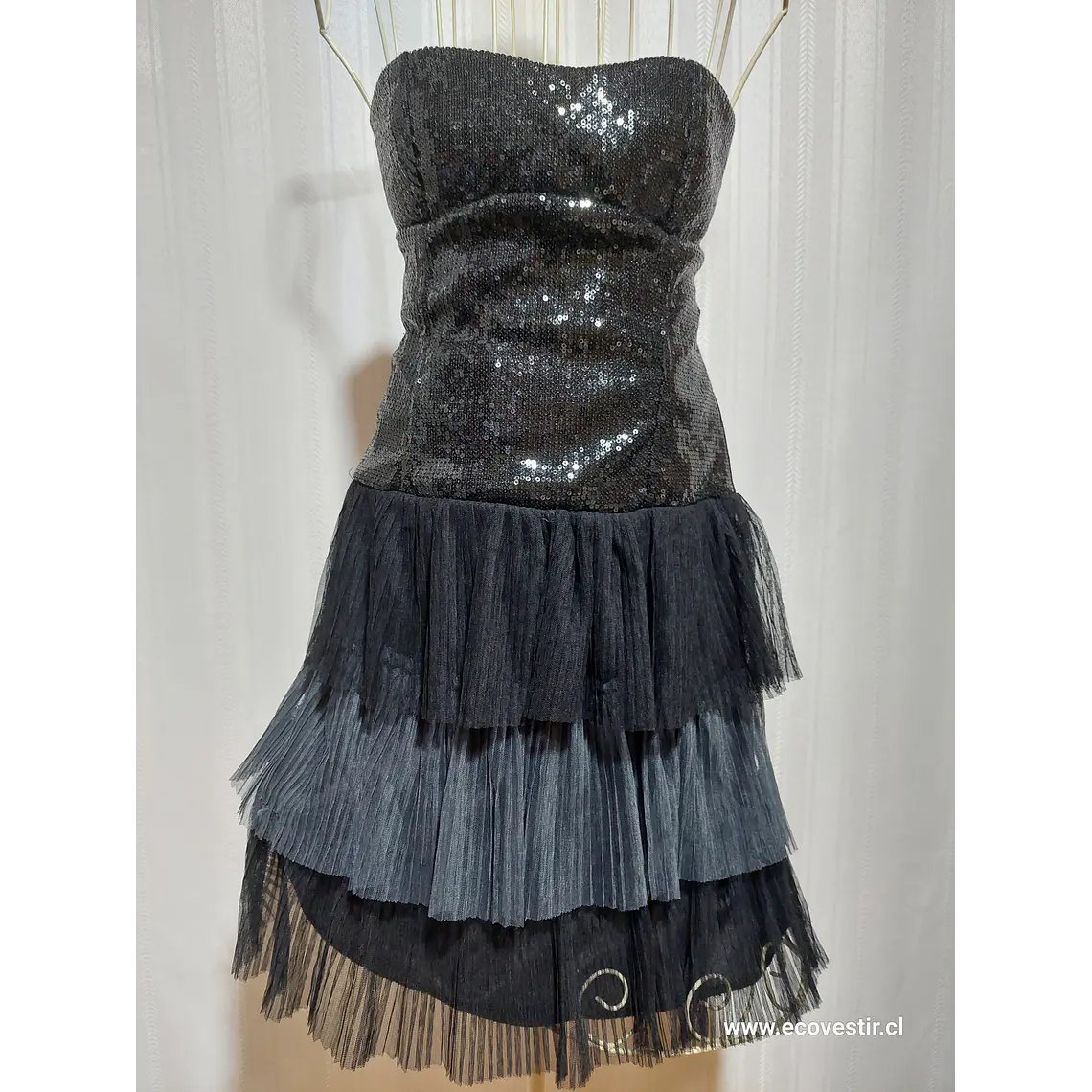 VESTIDO MUJER NEGRO JENNYFER TALLA S 1