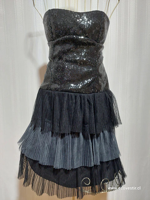 VESTIDO MUJER NEGRO JENNYFER TALLA S
