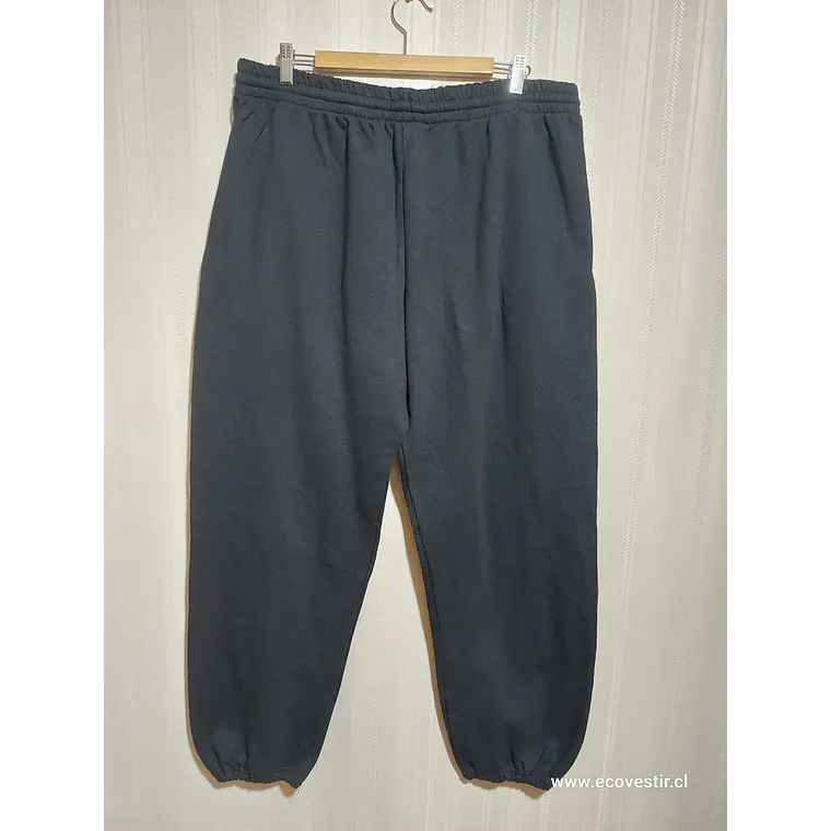PANTALÓN BUZO NEGRO FRUIT OF THE LOOM TALLA XL 2
