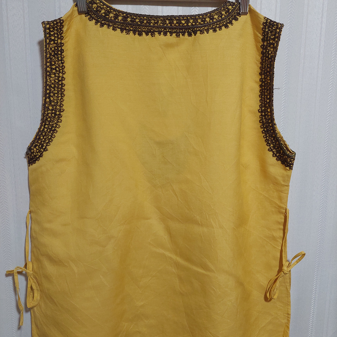 BLUSA MOSTAZA SHERRY TAYLOR TALLA 2X 2