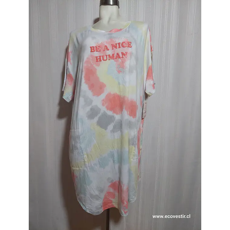 VESTIDO CASUAL MULTICOLOR SECRET TREASURES TALLA L-XL  1