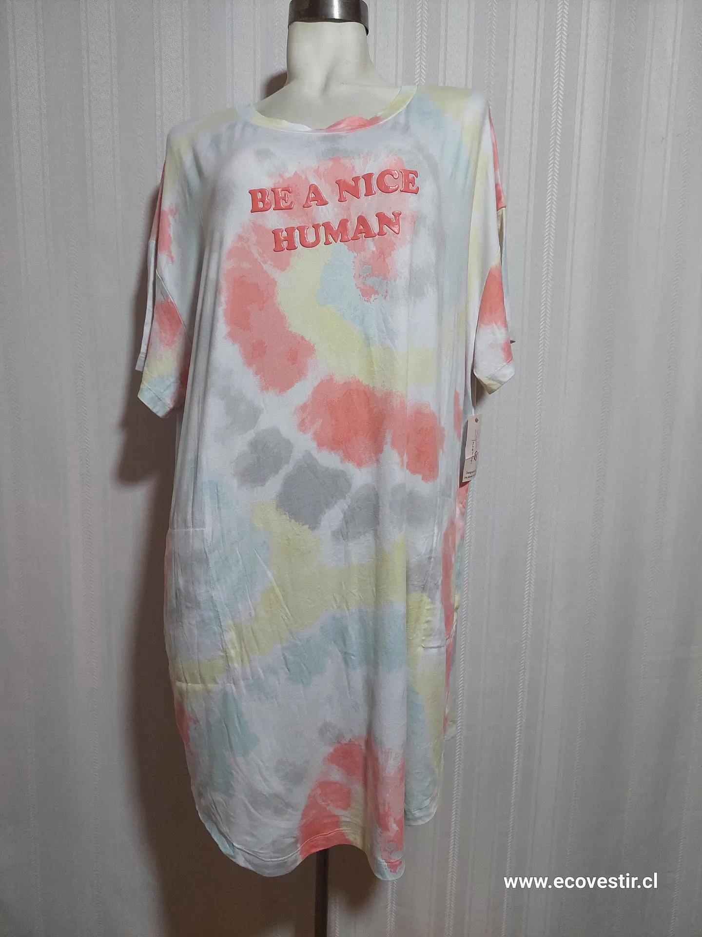 VESTIDO CASUAL MULTICOLOR SECRET TREASURES TALLA L-XL  1