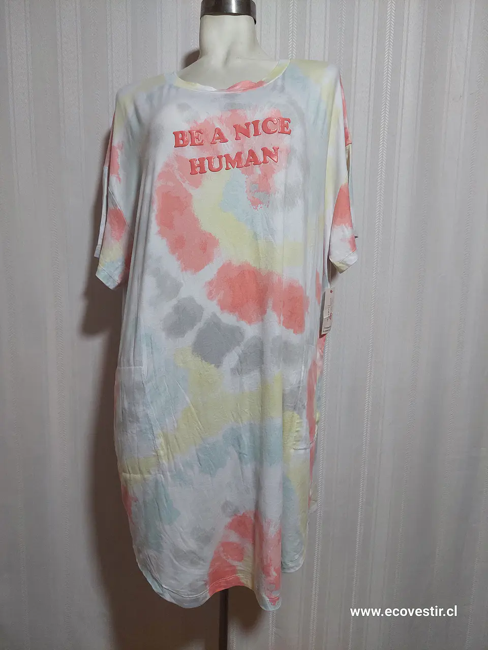 VESTIDO CASUAL MULTICOLOR SECRET TREASURES TALLA L-XL  1