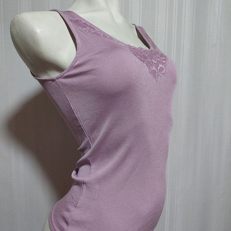 POLERA ROSADA ANN TAYLOR TALLA XS 2