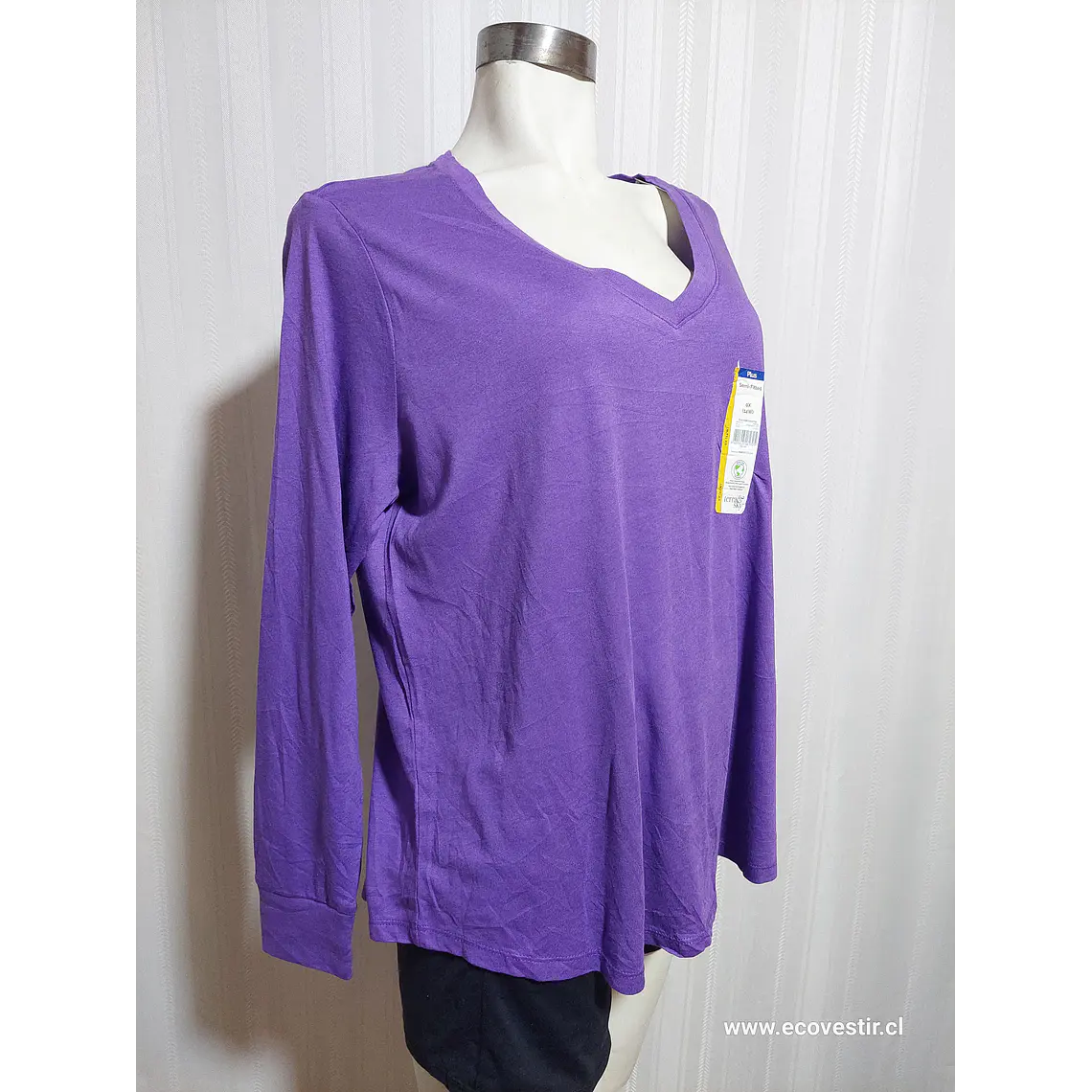 POLERA ML VIOLETA TERRA E SKY TALLA 0X 1