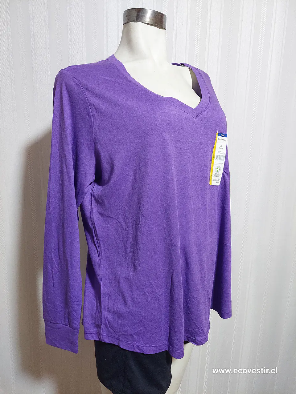 POLERA ML VIOLETA TERRA E SKY TALLA 0X 1