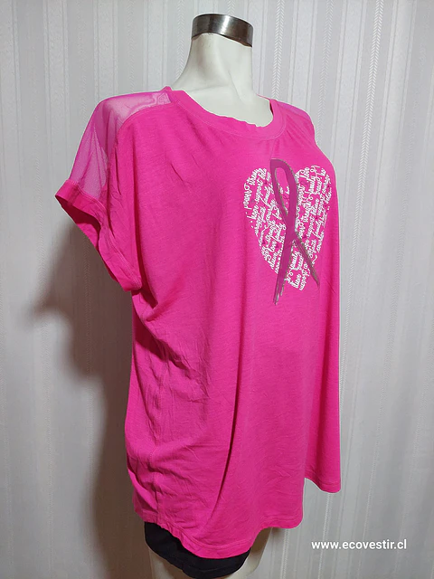 POLERA ROSADA XERSION TALLA XL
