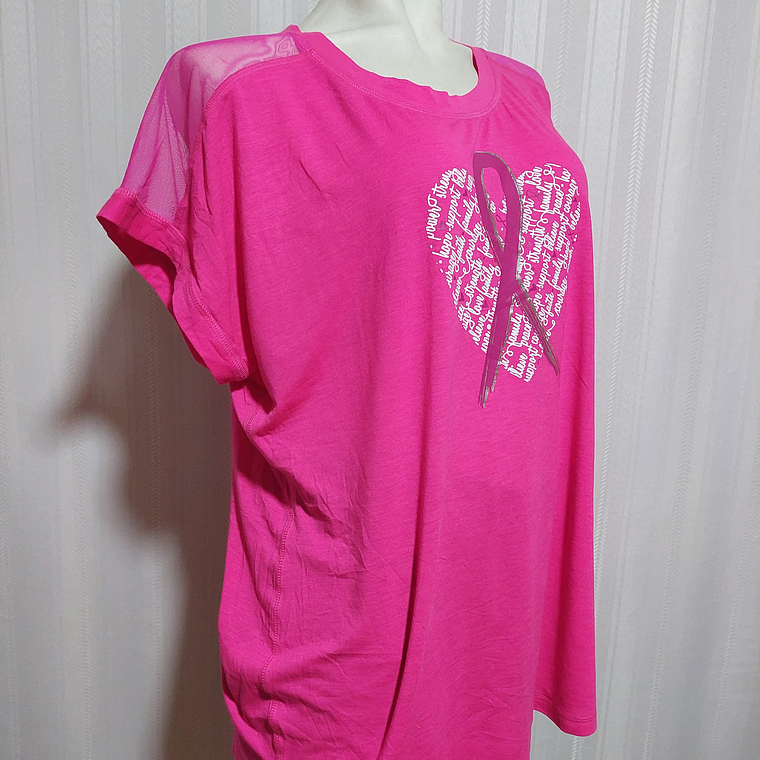 POLERA ROSADA XERSION TALLA XL 1