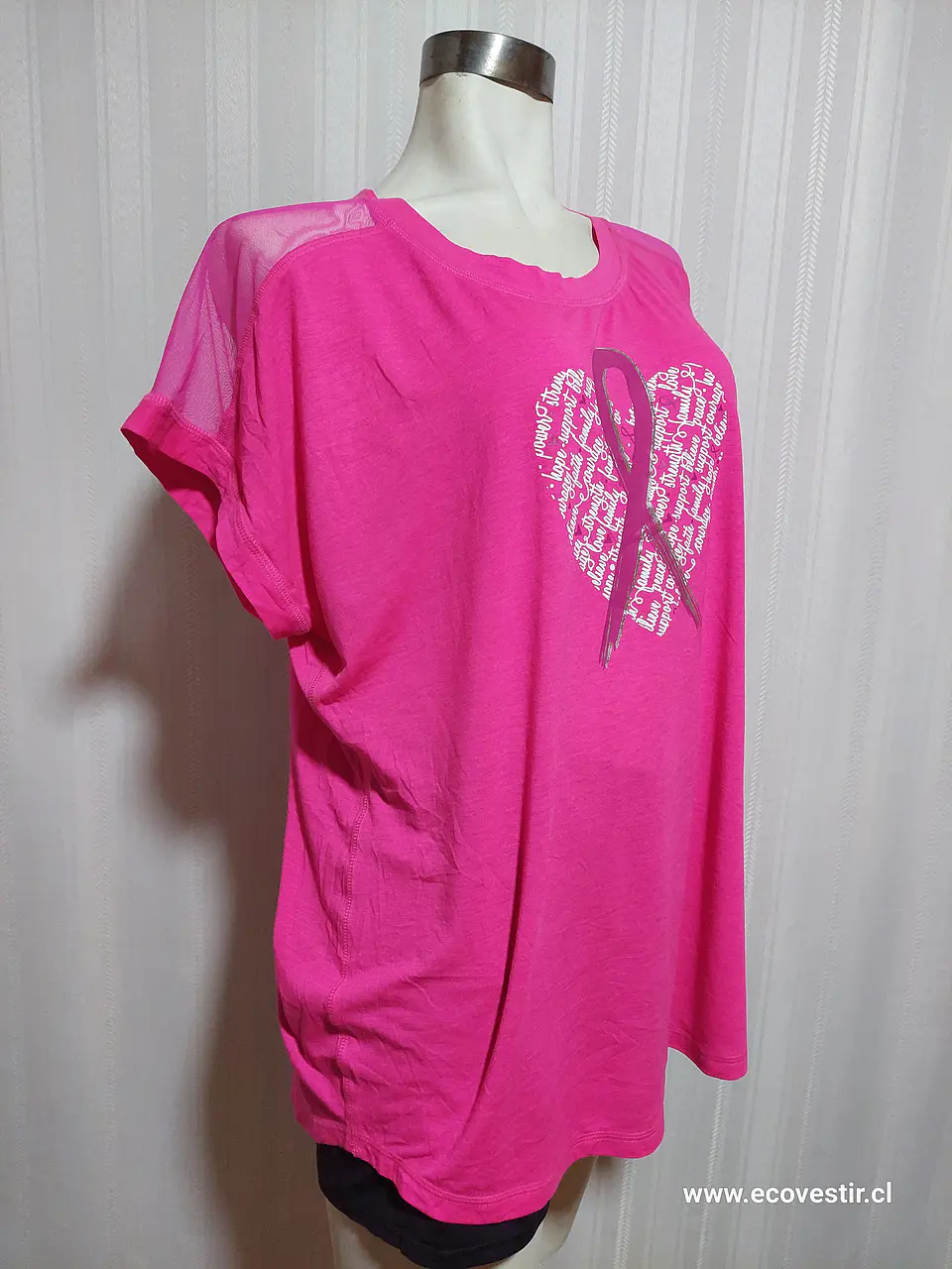 POLERA ROSADA XERSION TALLA XL 1
