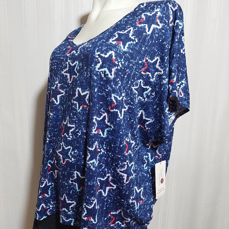 POLERA MC MULTICOLOR SECRET TREASURES TALLA 3XL 1