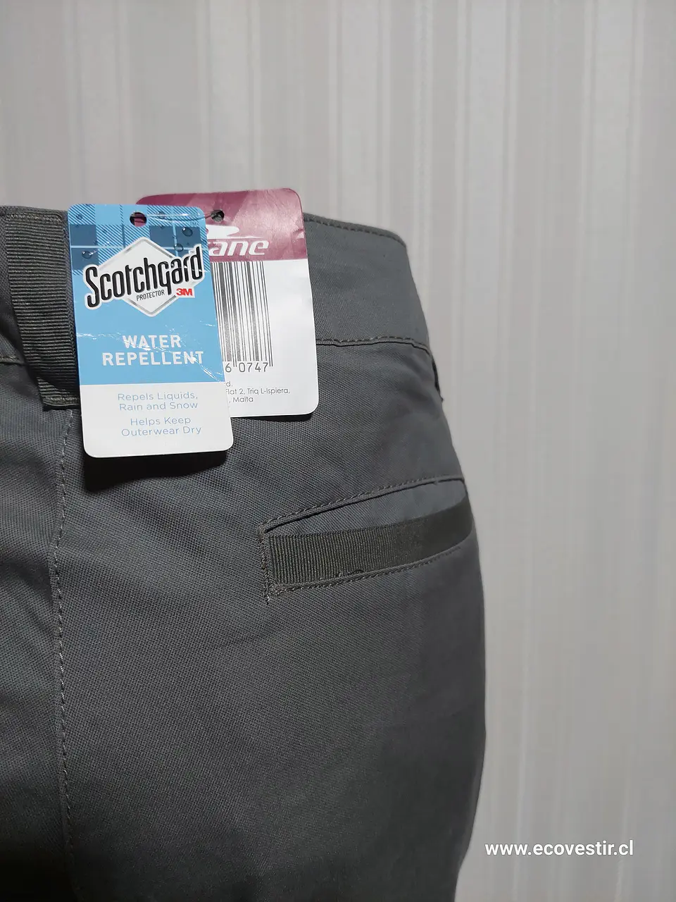 PANTALÓN TREKKING  GRIS  CRANE TALLA  S 3