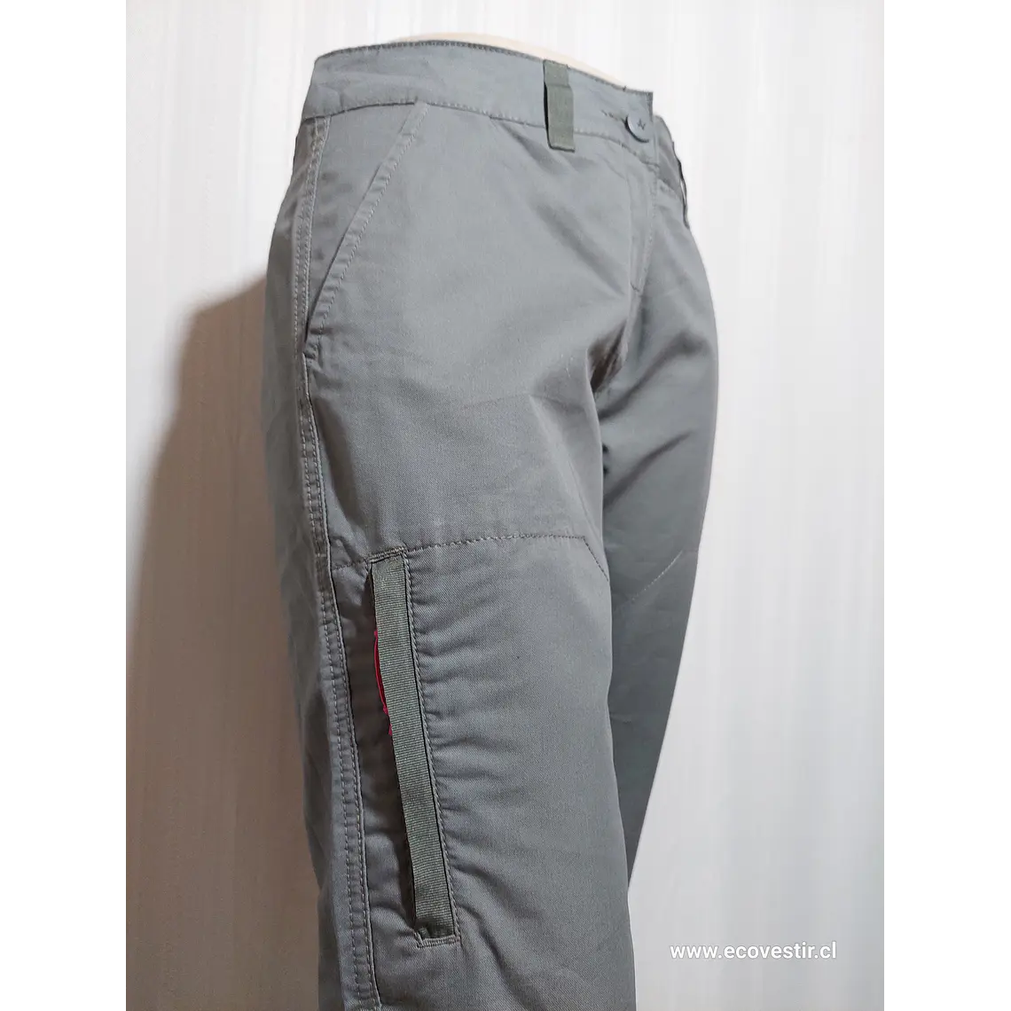 PANTALÓN TREKKING  GRIS  CRANE TALLA  S 4