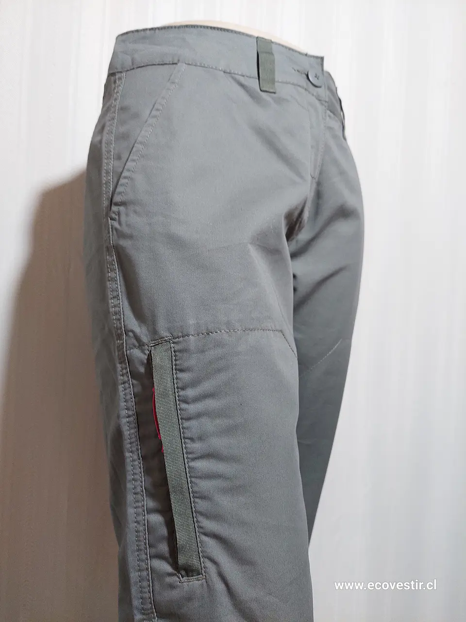 PANTALÓN TREKKING  GRIS  CRANE TALLA  S 4
