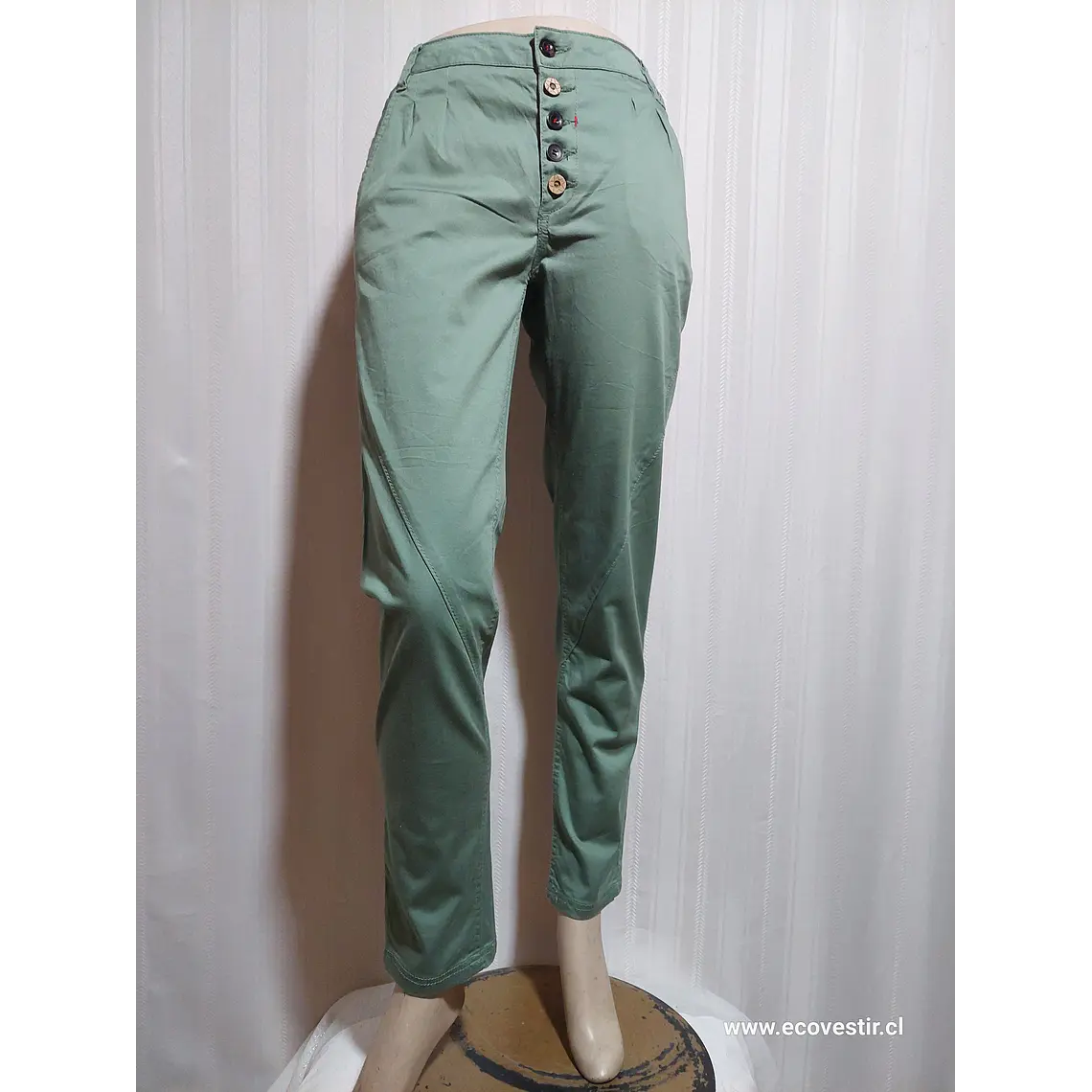 PANTALÓN MUJER CASUAL VERDE URBAN SURFACE TALLA  L 1