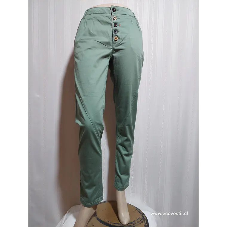PANTALÓN MUJER CASUAL VERDE URBAN SURFACE TALLA  L 1