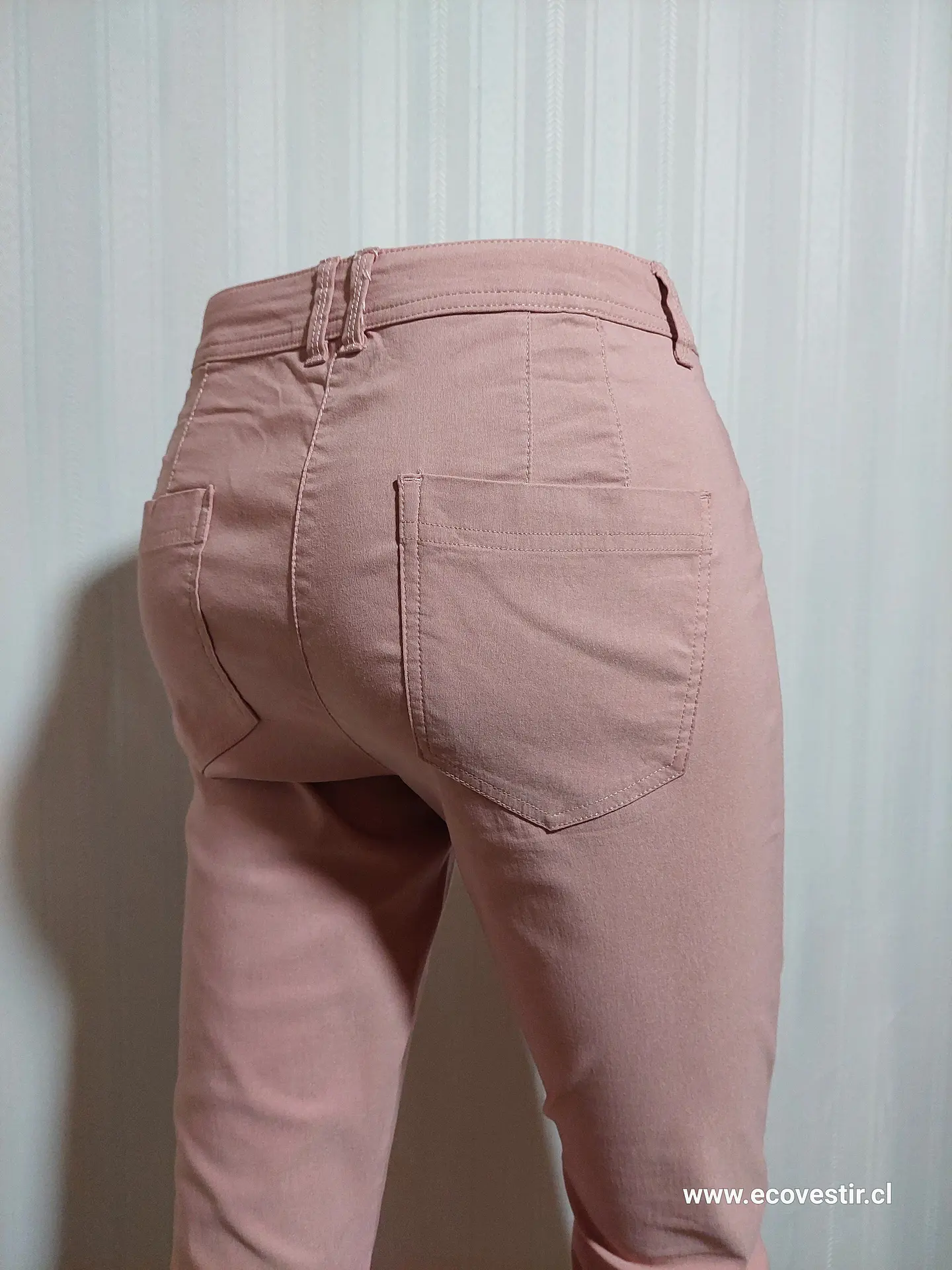PANTALÓN CASUAL ROSADO  CHARLES VOEGELE TALLA 40 4